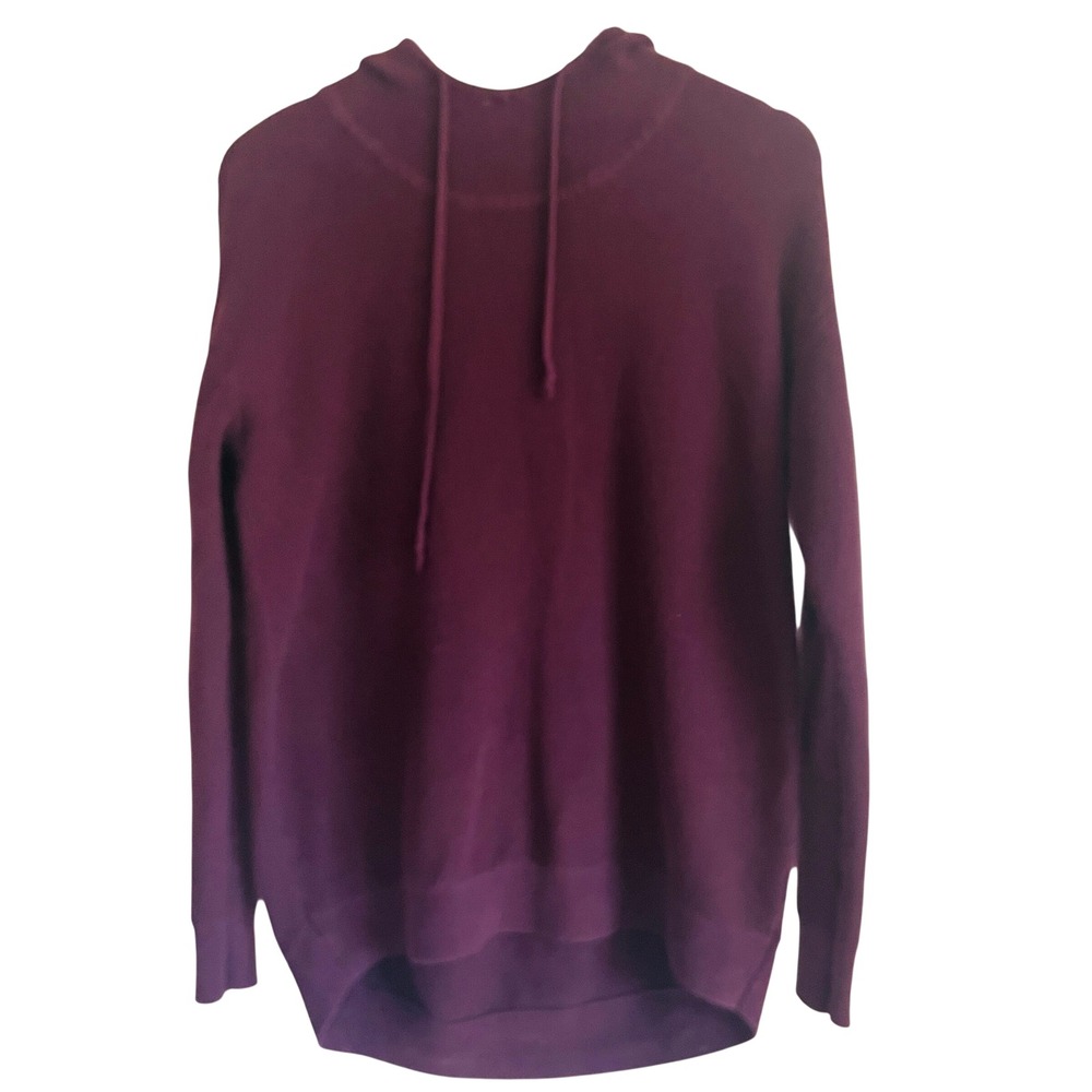 Athleta Womens Daybreak Oversized Pullover Hoodie S Burgundy Athleisure Gorpcore